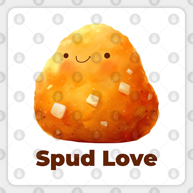 Spud Love Magnet by aphian